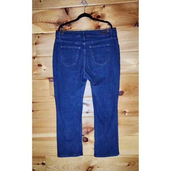 Lee Riders Jeans Women Plus Size 18 Petite Heavy Weight Straight Leg Jeans - Picture 2 of 8